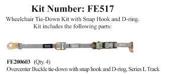 FE517 | Sure-Lok | FE500 Kit WITHOUT Occupant Restraints
