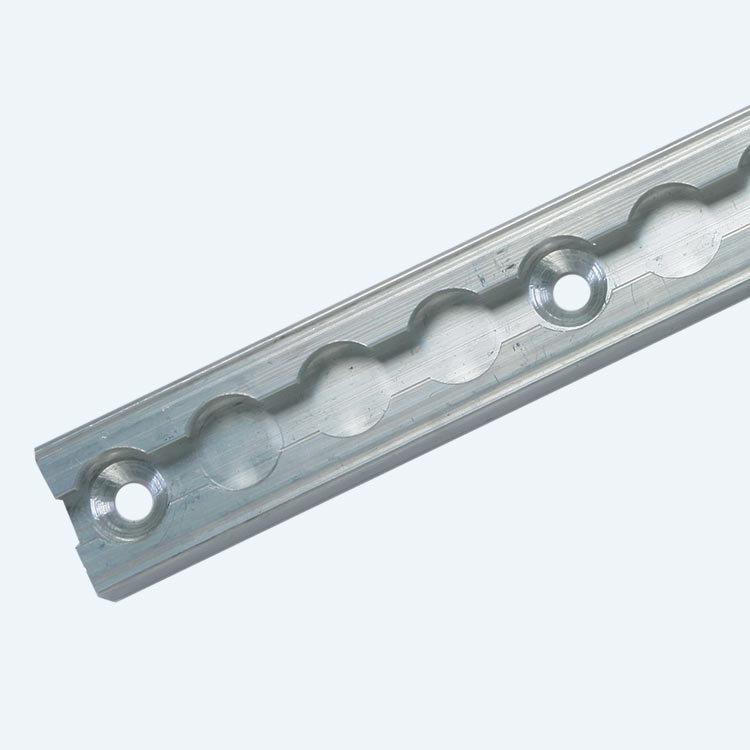 FE750NA048-04-3 | Q'STRAINT | SURE-LOK | OMNI | 48" L-Track Regular Profile, Pre-Drilled