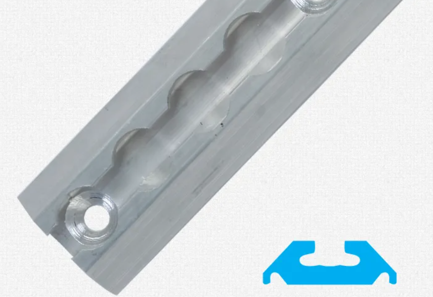 FE752NA100-04-3 | Sure-Lok | Surface Angled Series L-Track Pre-Drilled