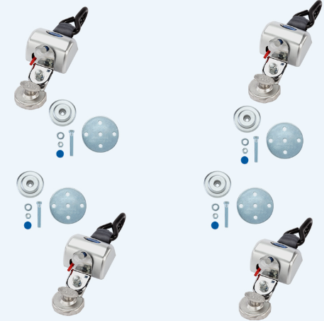 Q-8301-SC | Q'STRAINT | QRT Max Retractors with Slide 'N Click fittings