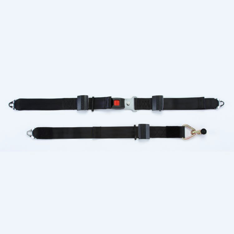 Q8-6325-AT | Q'STRAINT | Combination Lap & Shoulder Belt with Manual Height Adjuster and Pin Connector