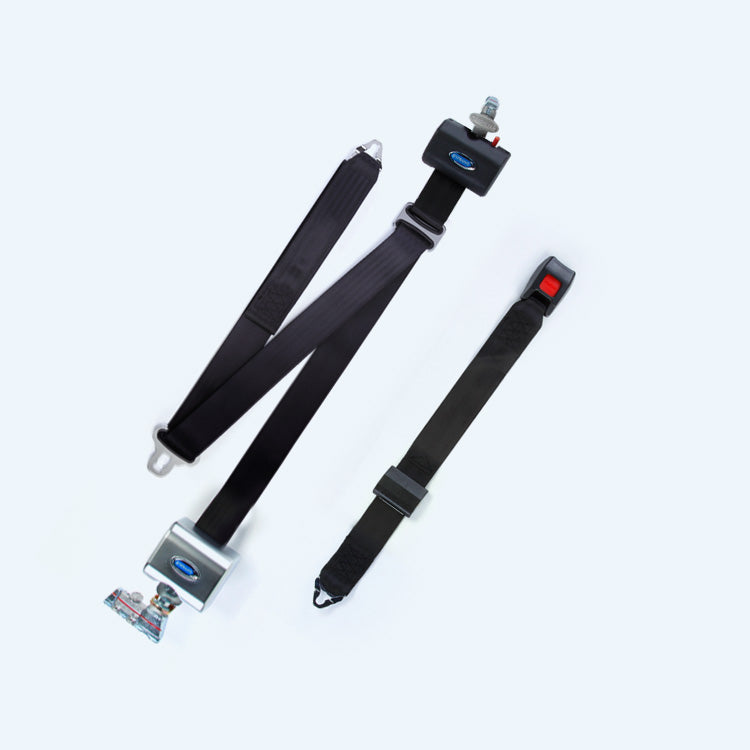 Q8-6327 | Q'STRAINT | Retractable Lap & Shoulder Combination Belt, Mounted for L-Track