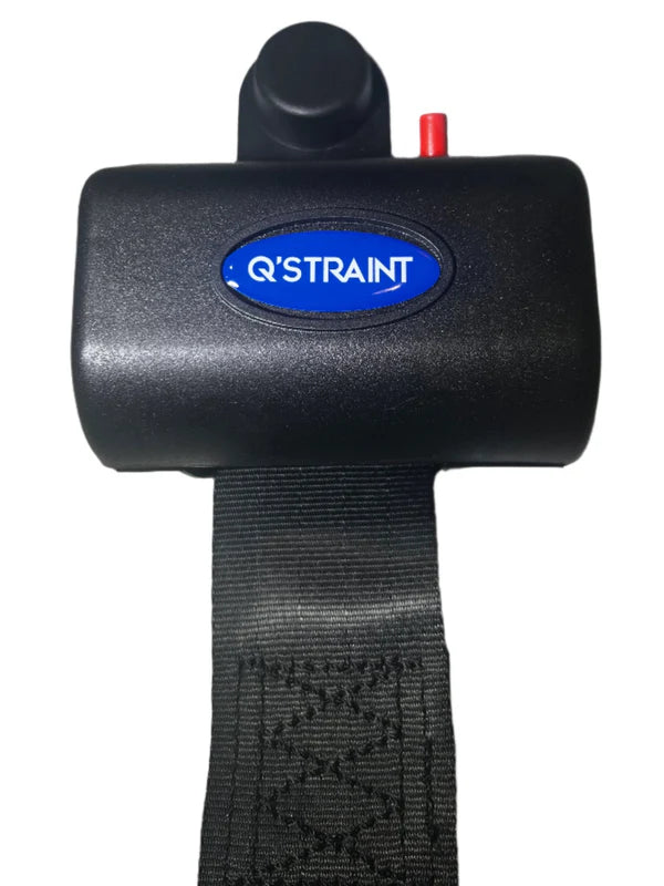 Q8-6326-A1-HR131 | Q'STRAINT | Retractable Shoulder & Lap Belt and Shoulder Belt with L-Track Fitting and 131º Angle Bracket.